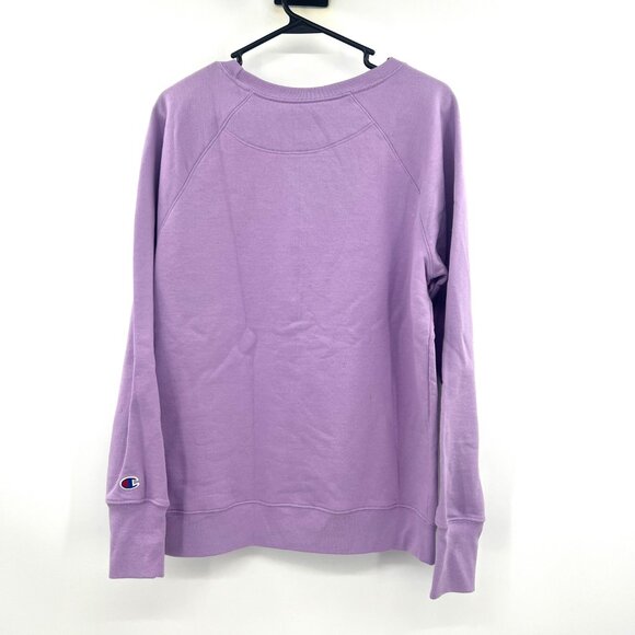 Champion Lilac Purple Crewneck Sweatshirt Men's Large - Picture 2 of 3